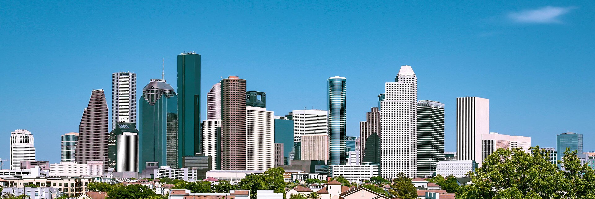 Houston (HOU) — aeropuerto internacional, photo via Wikimedia Commons (media-list scan)